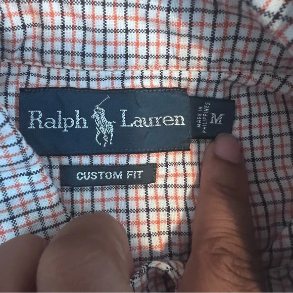 Ralph Lauren Mens Causal Button Down M - Picture 3 of 5
